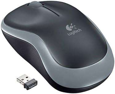 Wireless Mouse - Logitech M185 Wireless Mouse,Black Red - Image 1