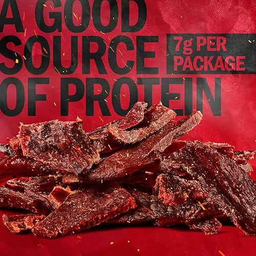 Jack Link's Teriyaki Beef Jerky Multipack - (20 Pack) 0.625 oz Bags - Ready to Eat Real Meat Protein Snacks - 7g Protein per Serving - Made with 100% Real Beef - Image 5