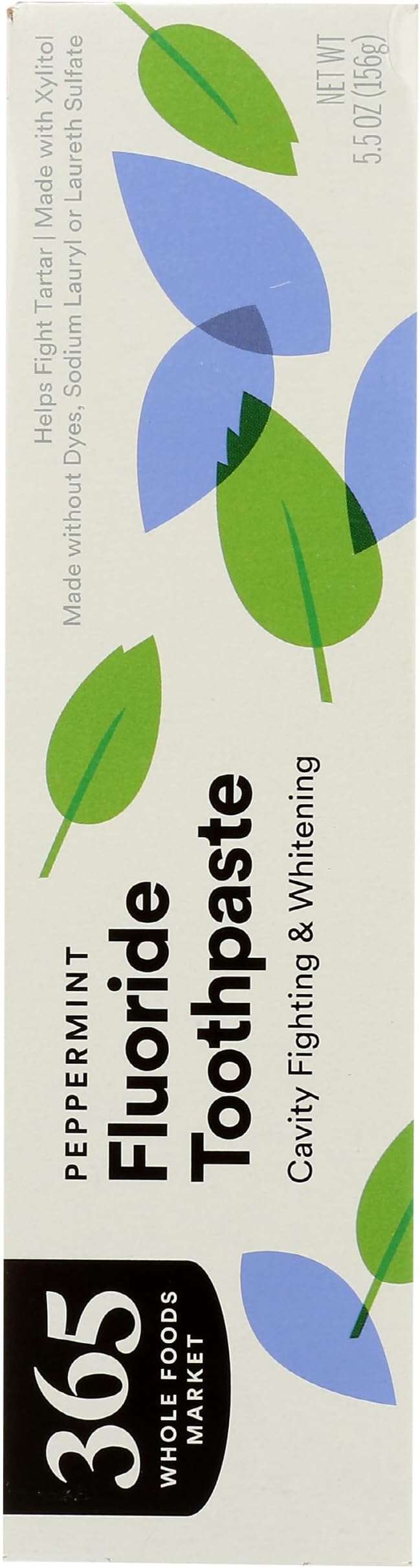 365 by Whole Foods Market, Fluoride Toothpaste, Cavity Fighting & Whitening, Peppermint Flavor, 5.5 Ounce - Image 2