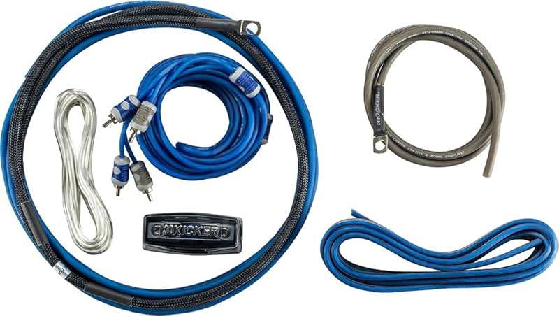 Kicker 46CK8 K-Series Complete 8-AWG Amplifier Connection Kit W/ 2-Channel RCA Interconnects - Image 1