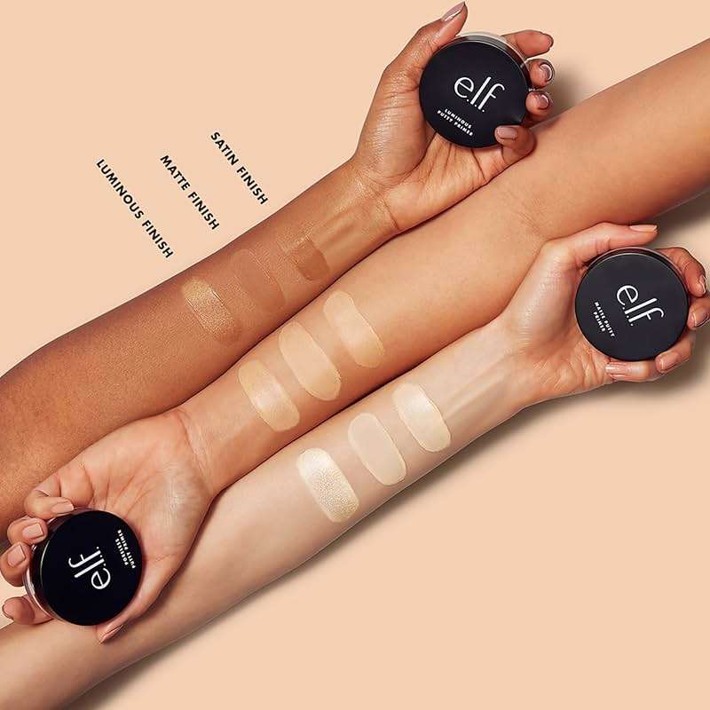 e.l.f. Poreless Face Primer, Skin-Perfecting & Lightweight, Long Lasting, Smooths & Preps to Create Flawless Base, Infused with Tea Tree and Vitamins A & E, 2 Fl Oz - Image 6