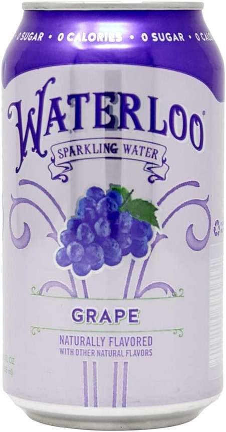 Waterloo Sparkling Water Waterloo Grape Sparkling Water, 12 Fl Oz - Image 1