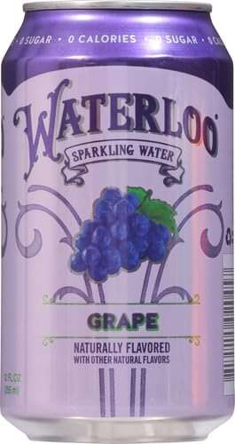 Waterloo Sparkling Water Waterloo Grape Sparkling Water, 12 Fl Oz - Image 3