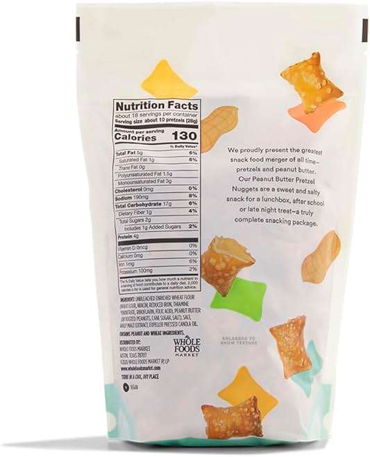 365 by Whole Foods Market, Peanut Butter Pretzel Nuggets, 18 Ounce - Image 2