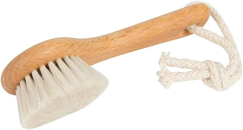 SHASH Since 1869 Hand Made in Germany - Sustainable Exfoliating Face Brush, Scrub Cleansing Brush, Exfoliates Skin to Help Reduce Flaking, Supports Glowing Complexion (Medium Horse Hair Bristle) - Image 6