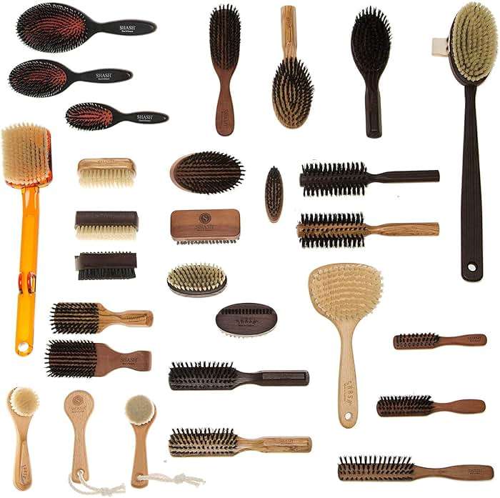SHASH Since 1869 Hand Made in Germany - Sustainable Exfoliating Face Brush, Scrub Cleansing Brush, Exfoliates Skin to Help Reduce Flaking, Supports Glowing Complexion (Medium Horse Hair Bristle) - Image 7