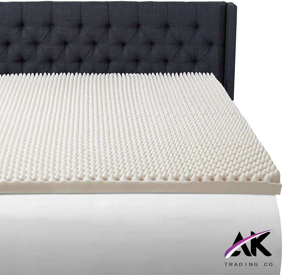 AK Trading CO. 2.5" Thick CertiPUR-US Certified Convoluted Hospital Mattress Pad, Egg Crate Foam Foam Sheet | Mattress Pad (Medical Bed, Mattress Topper, Chairs) - Made in USA (2.5" x 18" x 72") - Image 3