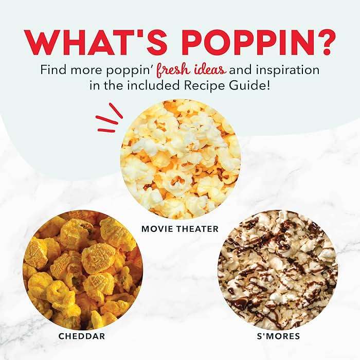 DASH Fresh Pop Popcorn Maker - Oil-Free, Air Popcorn Popper - With Measuring Cup & Recipe Guide - Perfect for Movie Nights - 16 Cups, Aqua - Image 6