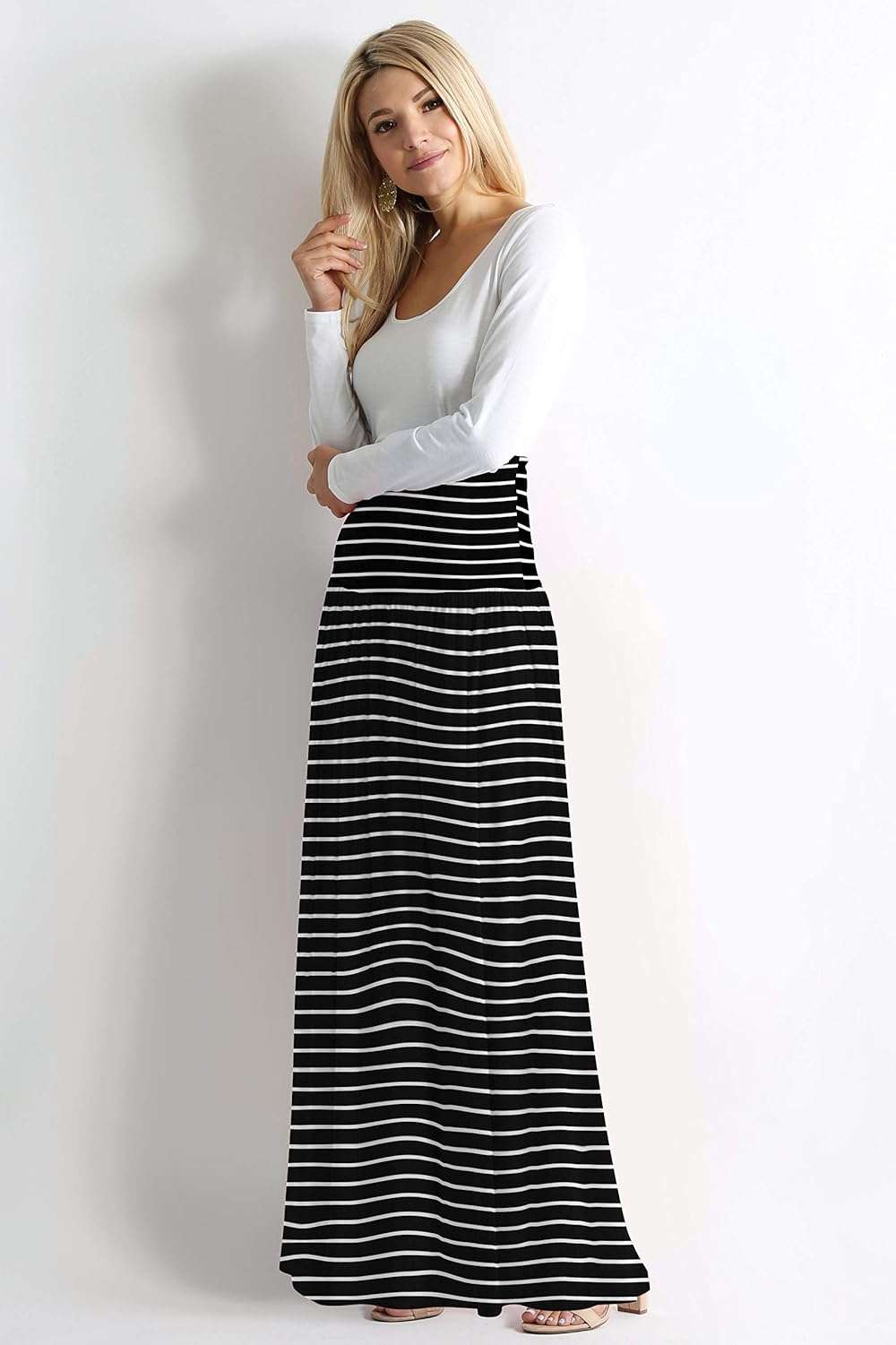 Simlu Maxi Skirts for Women Ankle Length Skirt Casual Long Skirt High Waisted Maxi Skirt Reg and Plus Size Skirt Long Skirt - Image 2
