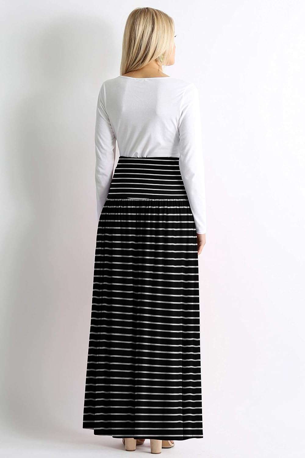Simlu Maxi Skirts for Women Ankle Length Skirt Casual Long Skirt High Waisted Maxi Skirt Reg and Plus Size Skirt Long Skirt - Image 3