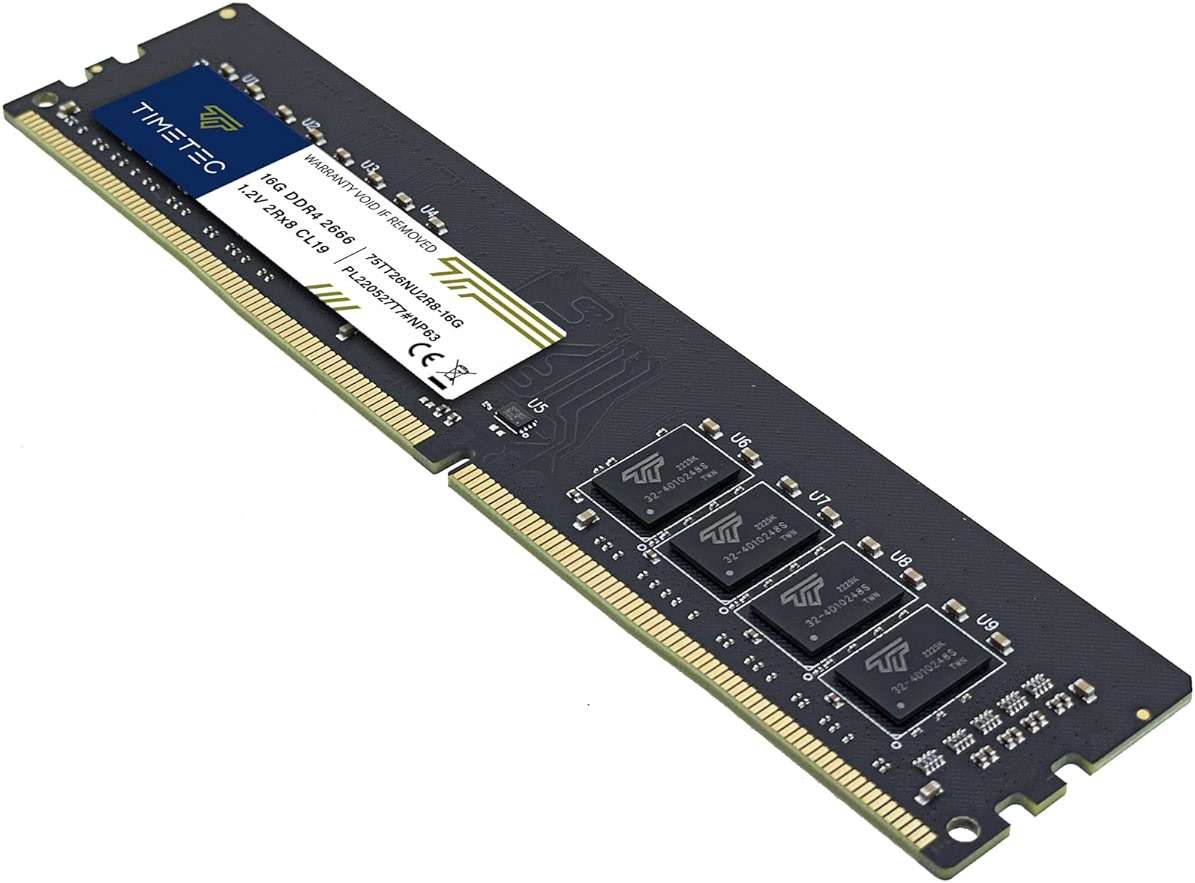 Timetec 32GB KIT (2x16GB) DDR4 2666MHz (PC4-2666V) PC4-21300 UDIMM Desktop RAM – 288-Pin 1.2V CL19 Non-ECC Unbuffered DIMM Memory Module Upgrade - Image 7