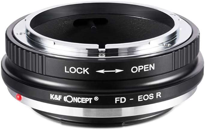 K&F Concept Lens Mount Adapter for Canon FD FL Lens to Canon EOS R Camera Body - Image 1