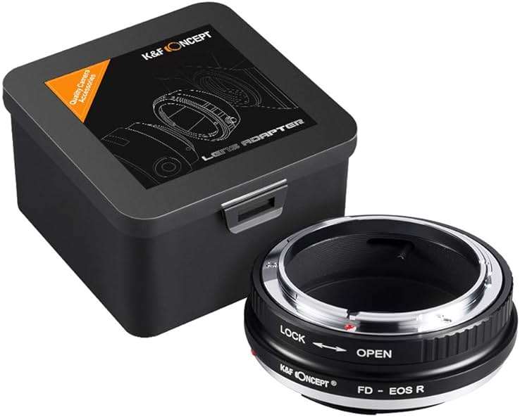 K&F Concept Lens Mount Adapter for Canon FD FL Lens to Canon EOS R Camera Body - Image 6