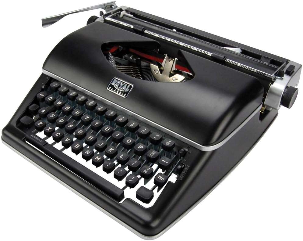 Royal Consumer Information Products Classic Retro Manual Typewriter (Black), Model Number: 79104P - Image 3