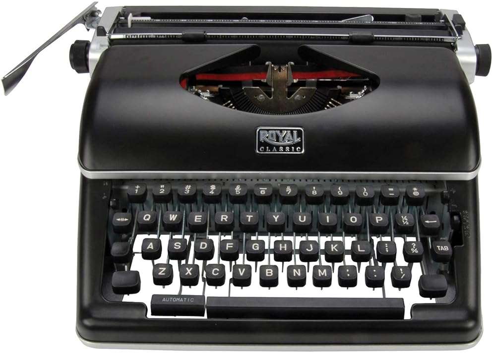 Royal Consumer Information Products Classic Retro Manual Typewriter (Black), Model Number: 79104P - Image 4