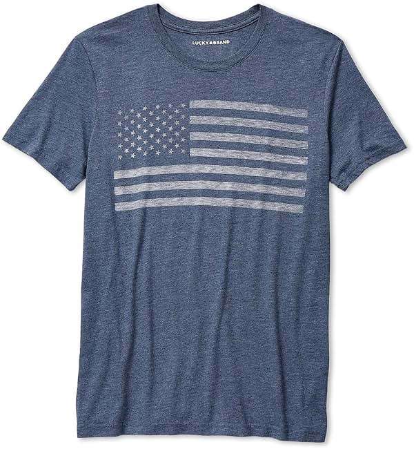 Lucky Brand Men's USA Flag Tee - Image 6