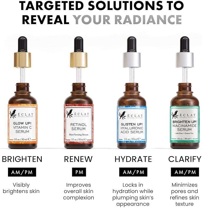Eclat Skincare Vitamin C Serum - Skin Care for Dark Spots, Vitamin C Serum for Face with Hyaluronic Acid, Ferulic Acid, & Vit E - Anti Aging and Skin Brightening Vit C Formula for Face Care 1 Fl Oz - Image 6