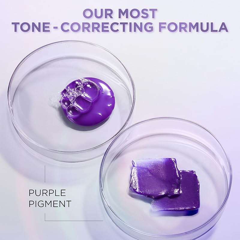 L’Oreal Paris Sulfate Free Brass Toning Purple Conditioner for Blonde, Bleached, Silver, or Brown Highlighted Hair, EverPure, 6.8 Fl Oz (Packaging May Vary) - Image 9