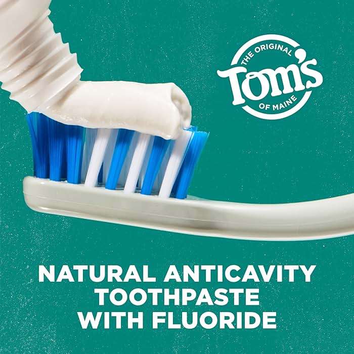 Tom's of Maine Whole Care Natural Toothpaste with Fluoride, Peppermint, 4 oz. 3-Pack (Packaging May Vary) - Image 5