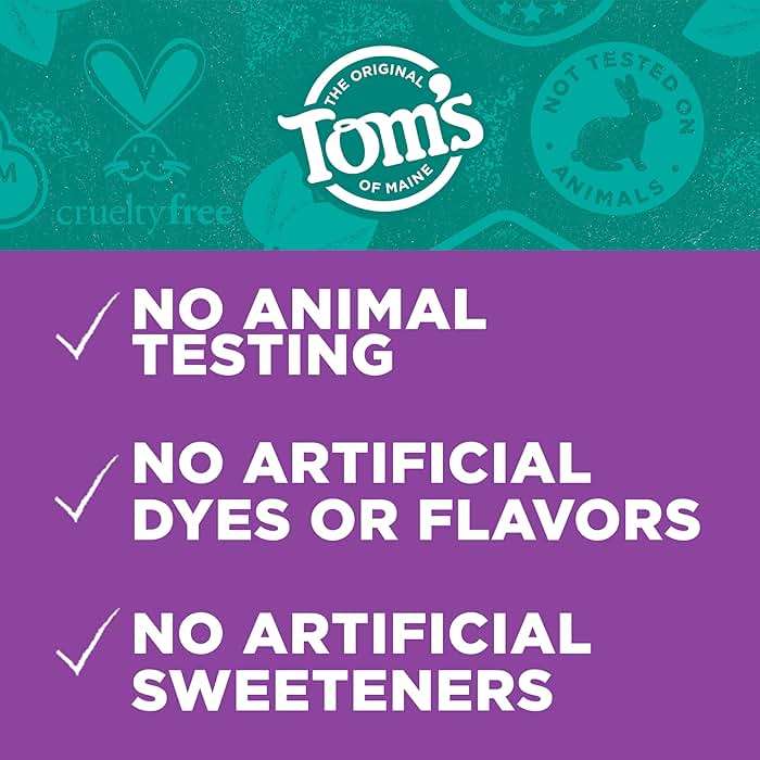 Tom's of Maine Whole Care Natural Toothpaste with Fluoride, Peppermint, 4 oz. 3-Pack (Packaging May Vary) - Image 6