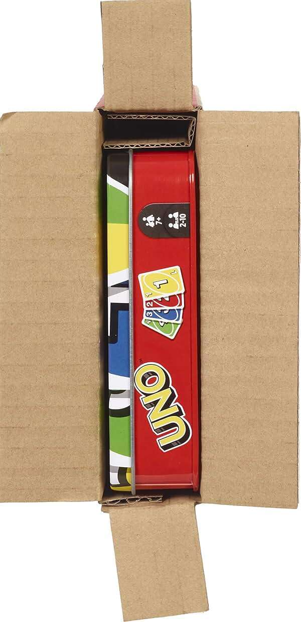 Mattel Games UNO Card Game for Kid, Adult & Family Nights & Parties, Travel & Vacations, Color Blind Accessible & Customizable Deck (Amazon Exclusive) - Image 8