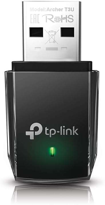 TP-Link AC1300 USB WiFi Adapter(Archer T3U)- 2.4G/5G Dual Band Wireless Network Adapter for PC Desktop, MU-MIMO WiFi Dongle, USB 3.0, Supports Windows 11, 10, 8.1, 8, 7, XP/Mac OS X 10.9-10.14 - Image 1