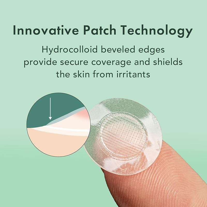 Rael Pimple Patches, Miracle Microcrystal Spot Cover - Hydrocolloid Acne Pimple Patch with Tea Tree Oil, Early Stage Zits and Blemish, Korean Skin Care (9 Count) - Image 3