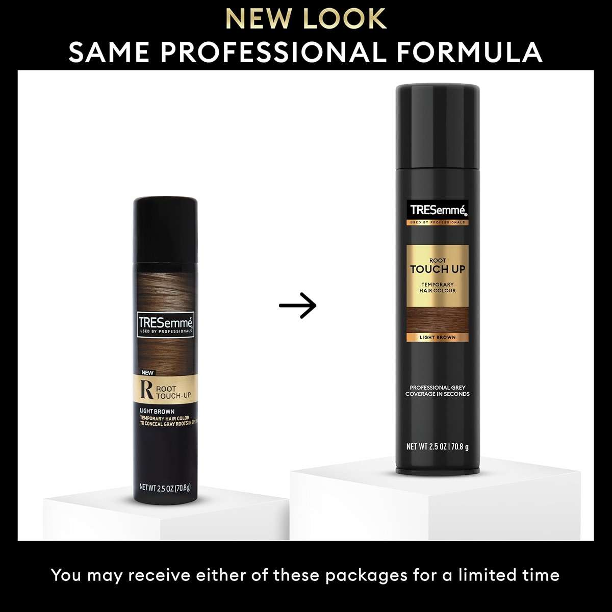 TRESemmé Root Touch-Up, Temporary Hair Color, Light Brown Hair Ammonia-free, Peroxide-free Root Cover Up Spray 2.5 oz - Image 3