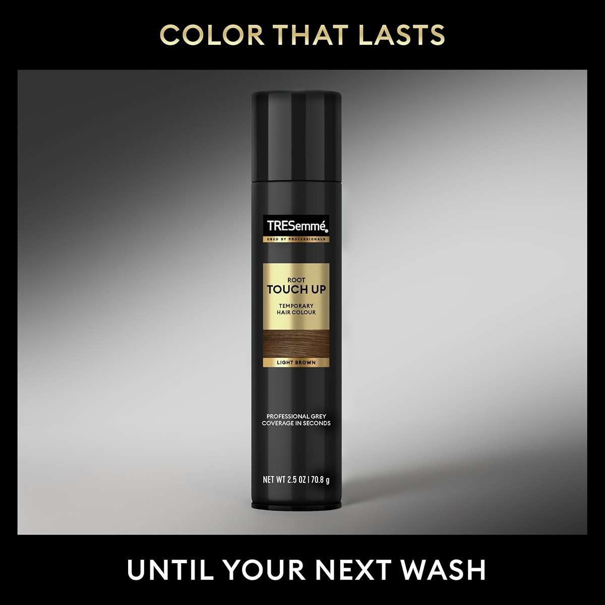 TRESemmé Root Touch-Up, Temporary Hair Color, Light Brown Hair Ammonia-free, Peroxide-free Root Cover Up Spray 2.5 oz - Image 4