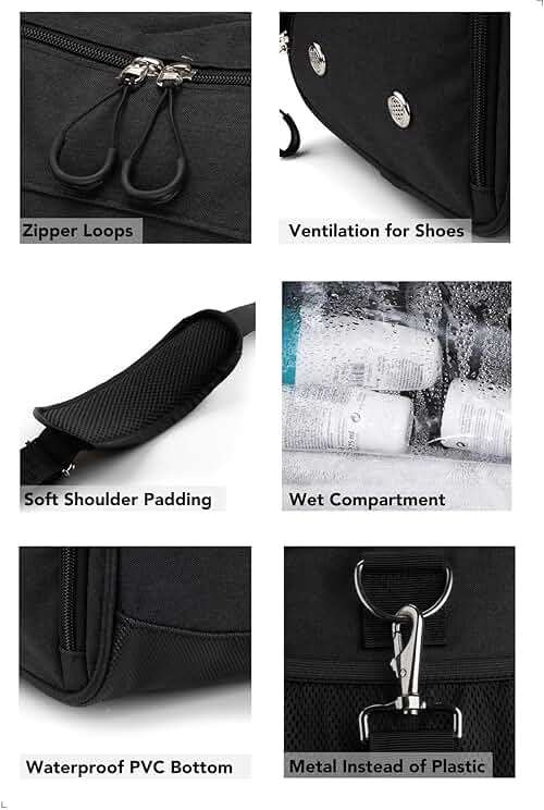 Fitgriff® Gym Bag for Men & Women with Shoe & Wet Compartment - Duffle Bag for Travel, Sports, Fitness & Workout - Image 4