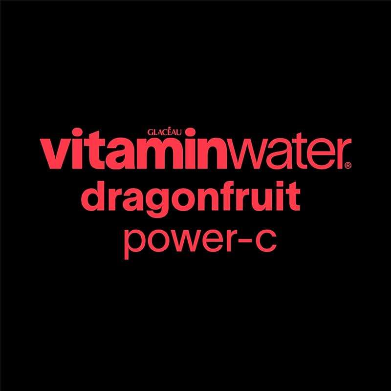 vitaminwater Power-C Dragonfruit Nutrient Enhanced Flavored Water Beverage, 20 fl oz Bottles, 12 Pack - Image 3