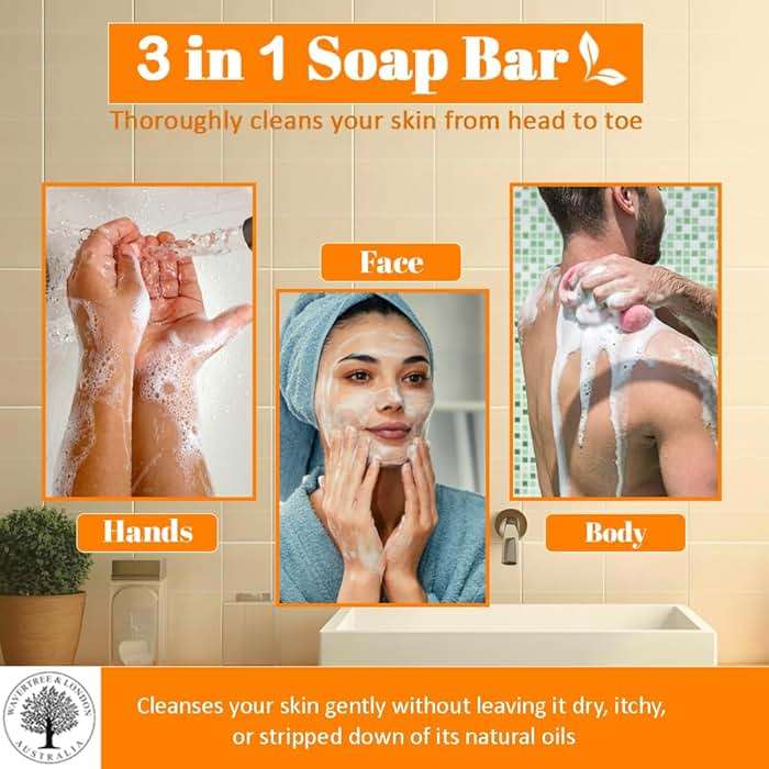 Wavertree & London Sicilian Orange Scented Natural Soap (2 Bars), 7oz Moisturizing French Triple Milled Soap Bars enriched with shea butter - Pure Plant Based Bath & Body Bars for All Skin Types - Image 5
