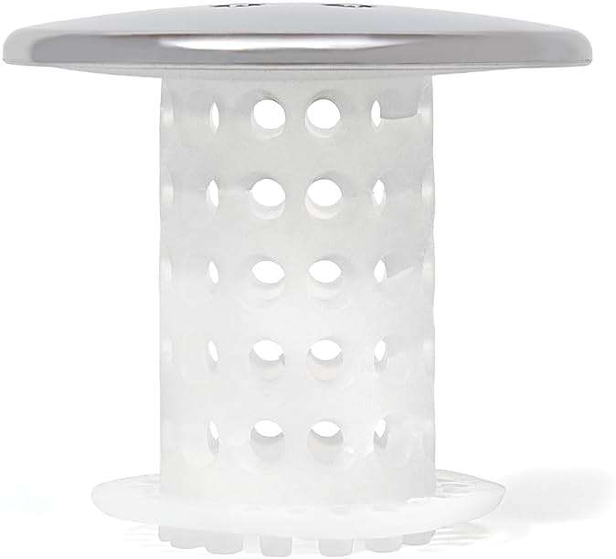 TubShroom Bathtub Drain Protector and Hair Catcher - 2 Pack, Chrome - Fits 1.5" - 1.75" Bathtub and Shower Drains - Image 10