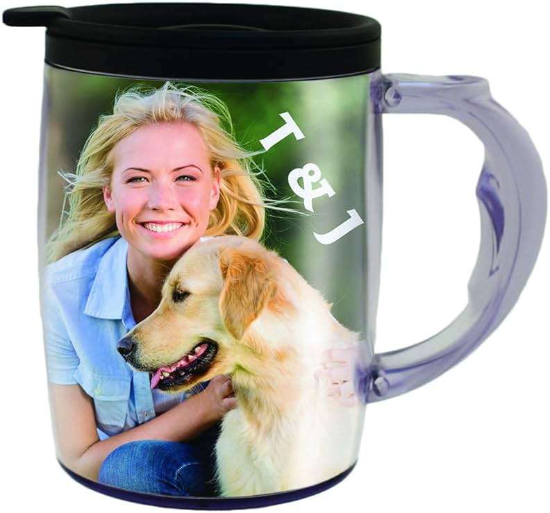 Mug with Handle – PixMug 15 oz Photo Mug with Spill Proof Top – The Mug That’s a Picture Frame - DIY - Insert Your Own photos or Create and Print Inserts Online – 24 Pack - Image 3