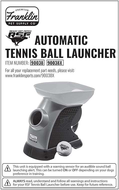 Franklin Pet Supply Ready Set Fetch Automatic Tennis Ball Launcher Dog Toy - Authentic Tennis Ball Thrower - Launchesup to 40' - Interactive Pet Toy - Image 10