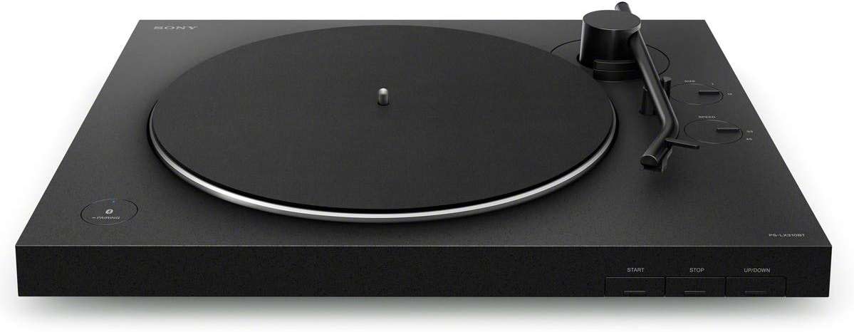 Sony PS-LX310BT Belt Drive Turntable: Fully Automatic Wireless Vinyl Record Player with Bluetooth and USB Output Black - Image 2