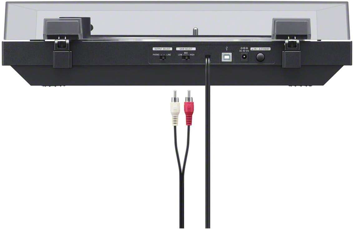 Sony PS-LX310BT Belt Drive Turntable: Fully Automatic Wireless Vinyl Record Player with Bluetooth and USB Output Black - Image 5