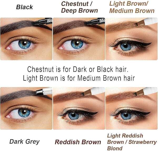 iMethod Eyebrow Pen - iMethod Eye Brown Makeup, Eyebrow Pencil with a Micro-Fork Tip Applicator Creates Natural Looking Brows Effortlessly and Stays on All Day, Light Brown - Image 7