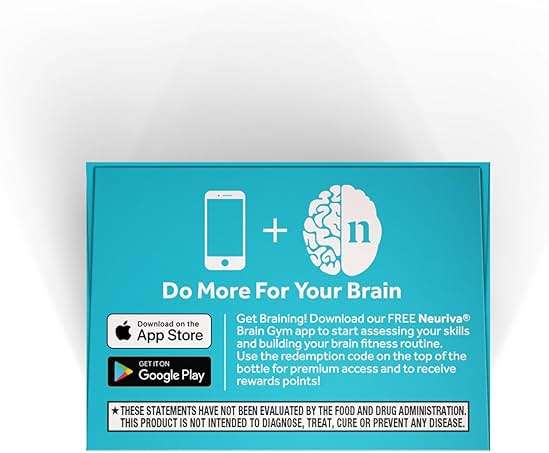 NEURIVA Plus Brain Supplement for Memory and Focus Clinically Tested Nootropics for Concentration for Mental Clarity, Cognitive Enhancement Vitamins B6, B12, Phosphatidylserine 30 Capsules - Image 13
