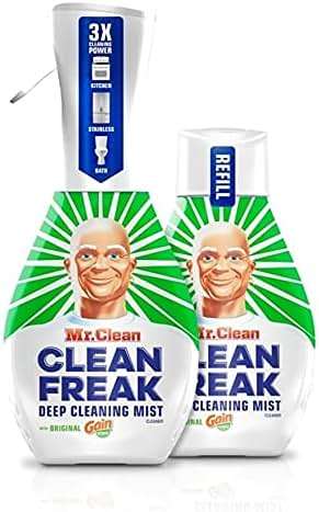 Mr. Clean Freak Deep Cleaning Mist Multi-Surface Spray with Gain Original Bundle, 1 Starter + 1 Refill - Image 2