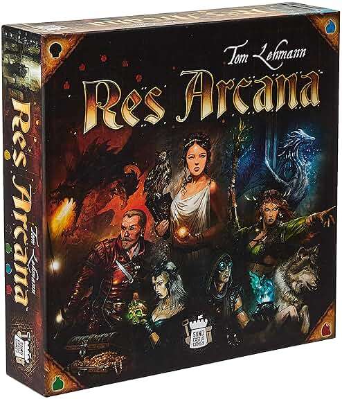 Res Arcana Board Game - The Enchanting World of Mages and Magic! Fantasy Adventure Game, Strategy Game for Kids & Adults, Ages 14+, 2-4 Players, 30-60 Min Playtime, Made by Sand Castle Games - Image 1