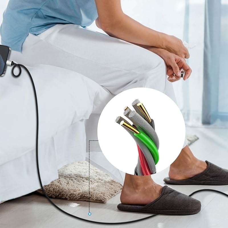 USB Type C Cable 10ft, [2 Pack] USB A 2.0 to USB-C 10 ft Type C Fast Charger Extra Long Durable TPE USBC to USBA Cord for iPhone 17/16/15 Pro Plus Pro Max Samsung Galaxy A10/A20/A51/S10/S9 Plus/Note 9 - Image 7