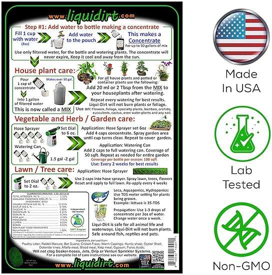 Natural Organic Fertilizer – Recreational Indoor Rare Gardens and Farms – Buds Blossoms and Leaves Superior Growth – 50 Gal Mix NPK Stabilized Growth - Image 9