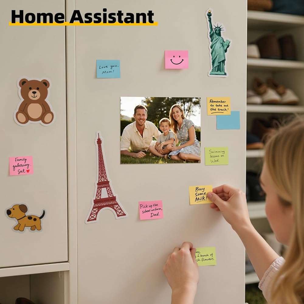 Umikk 50 Pack Mini Sticky Notes 1.5x2 in, 5000 Sheets Small Self-Stick Note, 4 Colors Sticky Pad Bulk, Easy to Post for Office, School, Home - Image 9