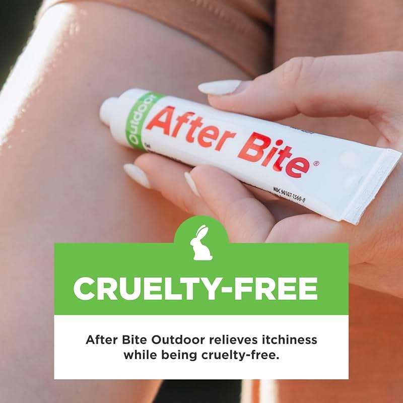 After Bite Outdoor Formula - Itch Relief with Diphenhydramine HCl - Ideal for Mosquito & Fire Ant Bites, Bees & More - Portable Gel Formula - 0.7 oz (4 Pack) - Image 5