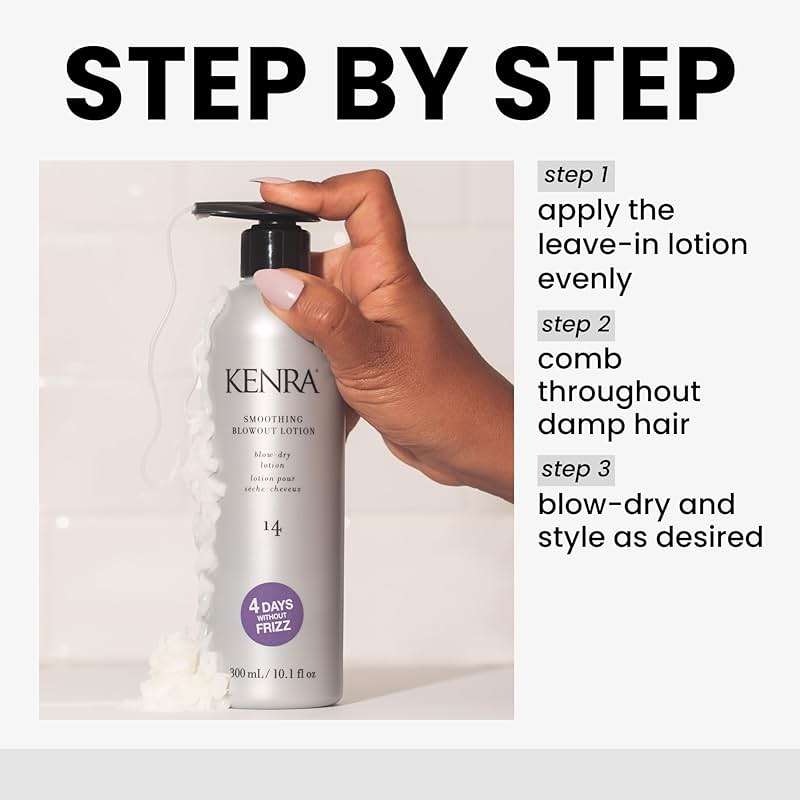 Kenra Smoothing Blowout Lotion 14 | Ultra-Fine Blowout Spray | Up To 4 Days Without Frizz | Enhances Smoothness & Manageability Of A Blowout | Thermal Protection | Medium To Coarse Hair - Image 4