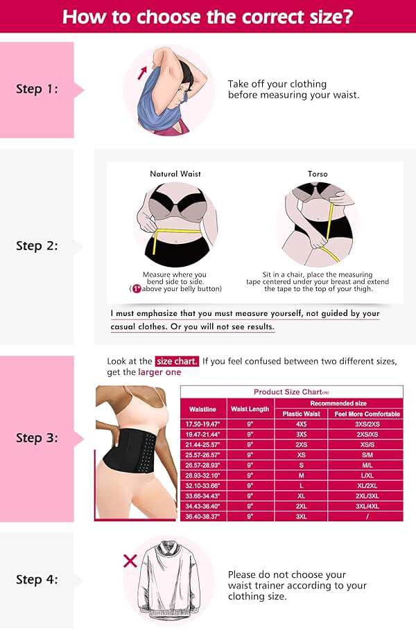 Atbuty Short Torso Waist Trainers Cincher Corset Underbust Body Shaper Latex Sport Girdle - Image 2