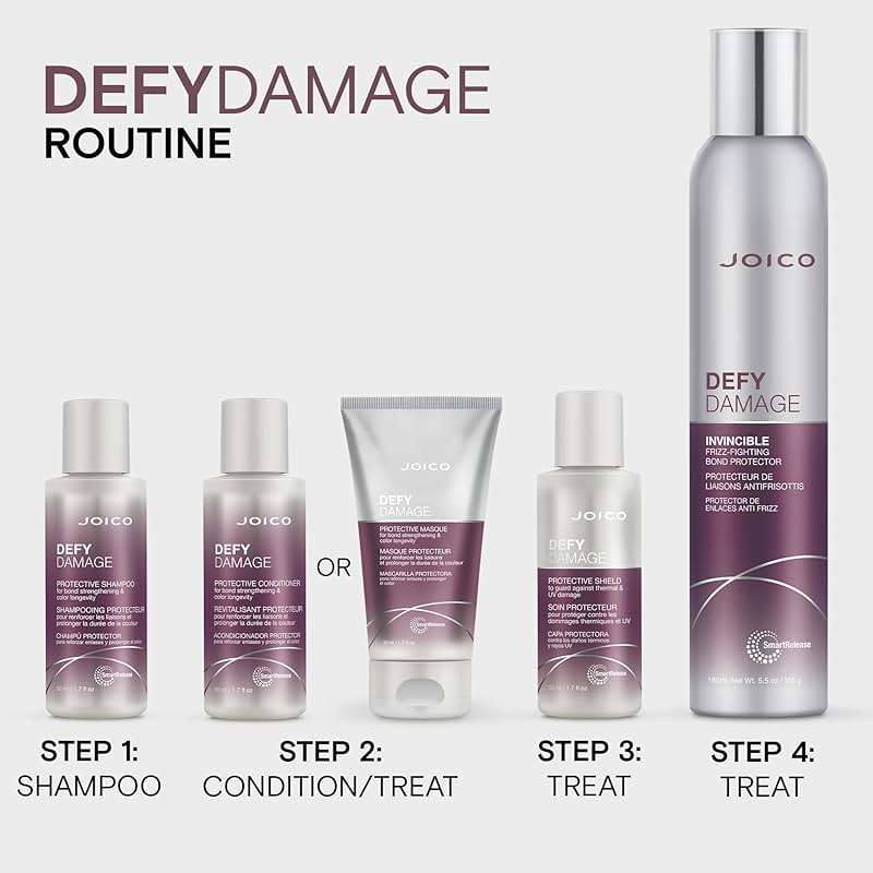Joico Defy Damage Protective Masque | for Color-Treated Hair | Strengthen Bonds & Preserve Hair Color | with Moringa Seed Oil & Arginine - Image 6