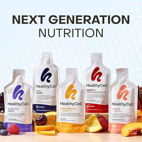Healthycell Bioactive Daily Liquid Multivitamin for Men & Women – 20+ Essential Vitamins, Minerals & Antioxidants for Brain, Heart, Immunity, Energy, Skin & Hair Support - 30 Gel Packs - Image 6