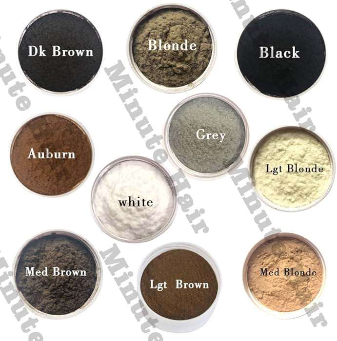 Minute Hair Fibers | Full Shaker Bottle. | Used To fill in hair loss in a minute. | These are MEDIUM BROWN fibers in refillable shaker bottle. (Color: MEDIUM BROWN - Size: 57 Gram Bigger Bottle) - Image 3
